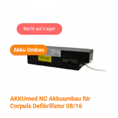 AKKUmed NC Akkuumbau passend für Corpuls Defibrillator 08/16